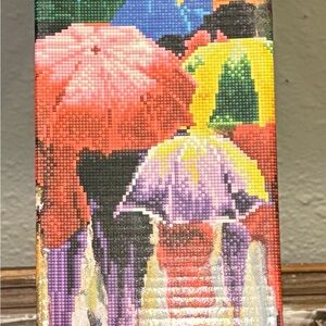 Diamond Dotz Diamond Art “Rainy Day” Kit, Advanced Level, BNIB Sealed